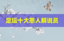 足坛十大恶人解说员