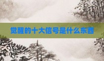 觉醒的十大信号是什么东西
