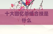 十大回忆杀组合技是什么