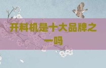 开料机是十大品牌之一吗