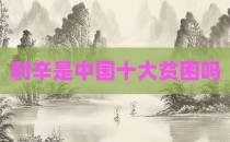利辛是中国十大贫困吗