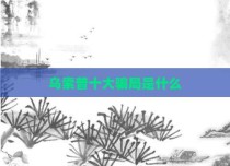 乌索普十大骗局是什么