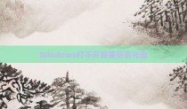 Windows打不开需要安装光盘