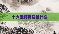十大猛将兵法是什么