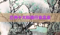 兰州十大科技行业企业
