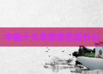中国十大草原排名是什么