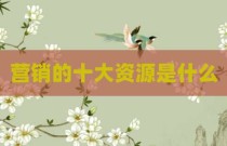 营销的十大资源是什么
