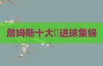 詹姆斯十大囧进球集锦