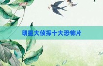 明星大侦探十大恐怖片