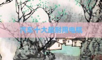 汽车十大最耐用电瓶