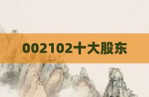 002102十大股东