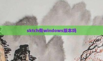 sktch有windows版本吗