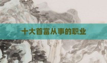 十大首富从事的职业