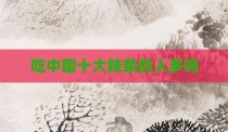 吃中国十大辣条的人多吗