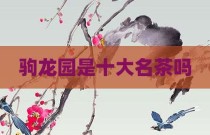 驹龙园是十大名茶吗