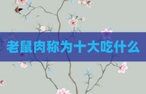 老鼠肉称为十大吃什么