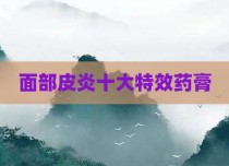 面部皮炎十大特效药膏