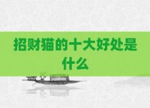 招财猫的十大好处是什么