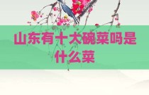 山东有十大碗菜吗是什么菜