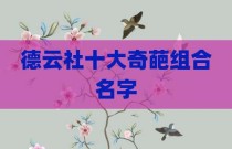 德云社十大奇葩组合名字