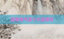 德意电气是十大品牌吗
