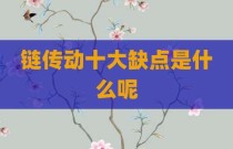 链传动十大缺点是什么呢