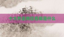 十大外企岗位名称是什么