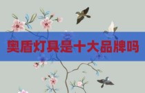 奥盾灯具是十大品牌吗