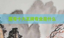医专十大王牌专业是什么