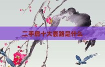 二手房十大套路是什么