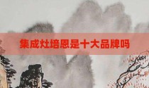 集成灶培恩是十大品牌吗