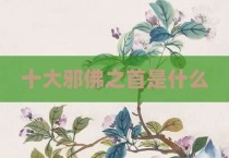 十大邪佛之首是什么
