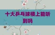 十大乒乓球楼上能听到吗