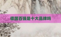 德国百强是十大品牌吗