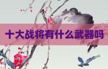 十大战将有什么武器吗