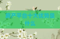 房产平台十大优势是什么