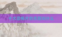 十大恐怖片的衣服叫什么