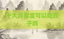 十大月宝宝可以吃饺子吗