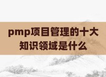 pmp项目管理的十大知识领域是什么