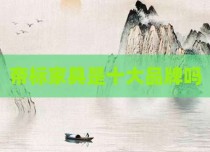 帝标家具是十大品牌吗