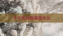 十大生肖套装是什么