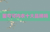 茵可可内衣十大品牌吗