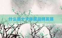 什么是十大年度品牌发展