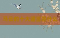 马云的十大谣言是什么