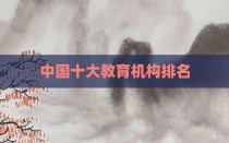 中国十大教育机构排名