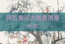 阿五黄河大鲤鱼河南十大