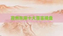 高州东岸十大首富楼盘