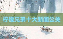 柠檬兄弟十大新闻公关