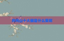 井冈山十大碗是什么菜啊
