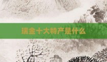 瑞金十大特产是什么